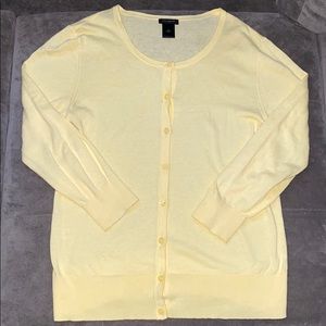 Ann Taylor button up 3/4 sleeve sweater